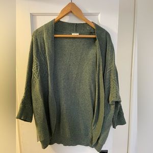 Drapey knit cardigan